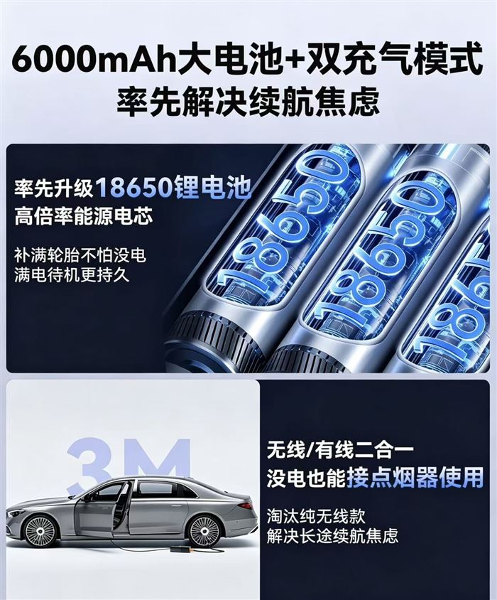 品名：PUMP多功能无线充气泵 彩盒尺寸： 24.5×13×8.5厘米 重量：820克 数量：每箱20台， 800台