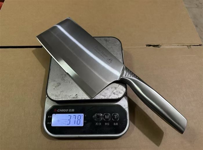 全钢一体斩切刀原件处理，前切后斩，一件66把，特价18💰