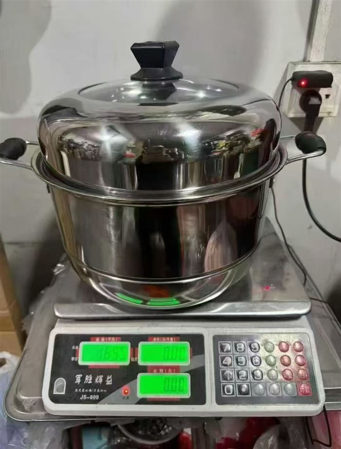 30无磁特厚双笓蒸锅特价3000个左右。26一套