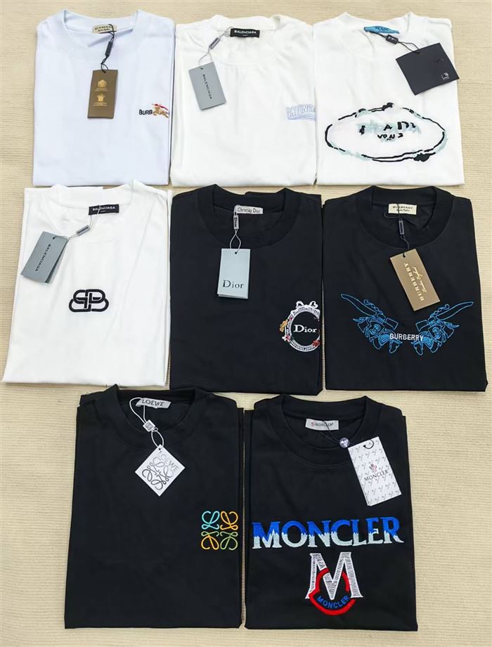 20000多件蒙口，巴宝莉，迪奥，罗意威，巴黎世家，LV等大牌短袖