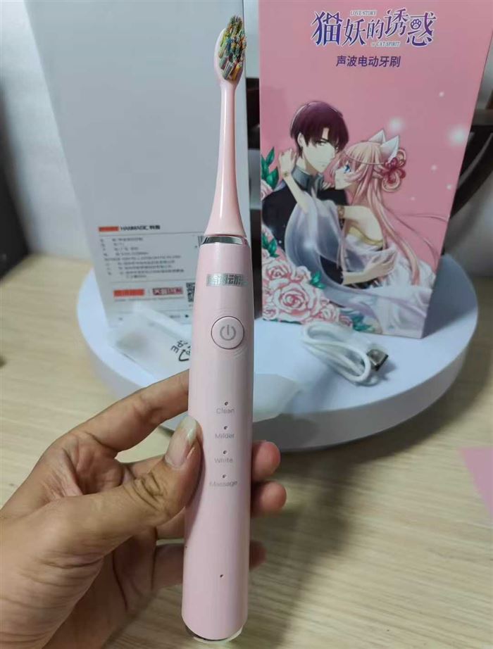 腾讯游戏联名款电动牙刷，500套