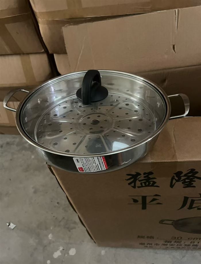 30公分蒸煮锅 1500个左右 全清10.5元一个， 每件16个。