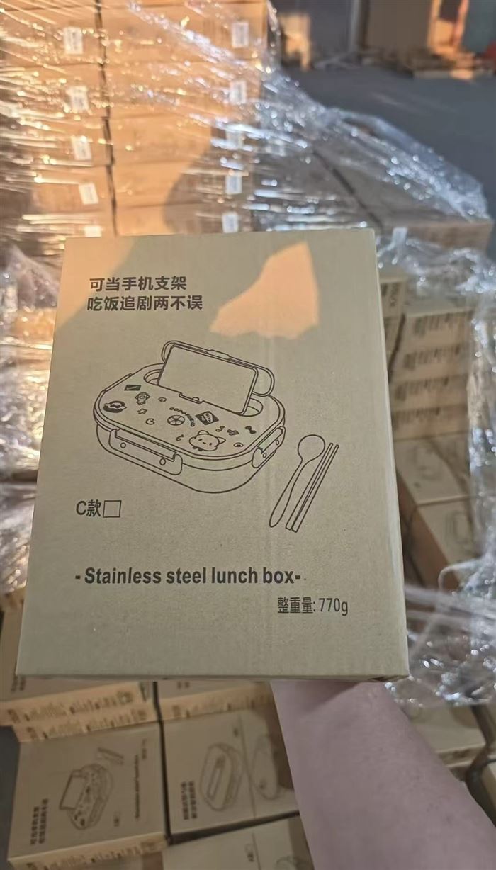 316不锈钢3件套饭盒，独立包装16000套